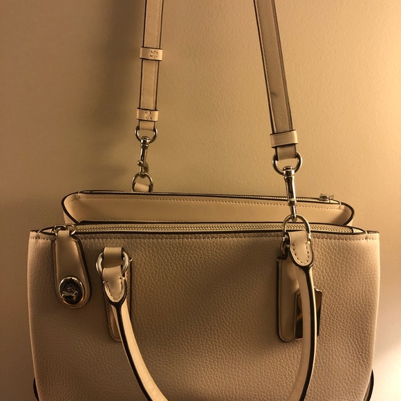 Coach Brooklyn Carryall. Chalk/silver - Picture 7 of 7